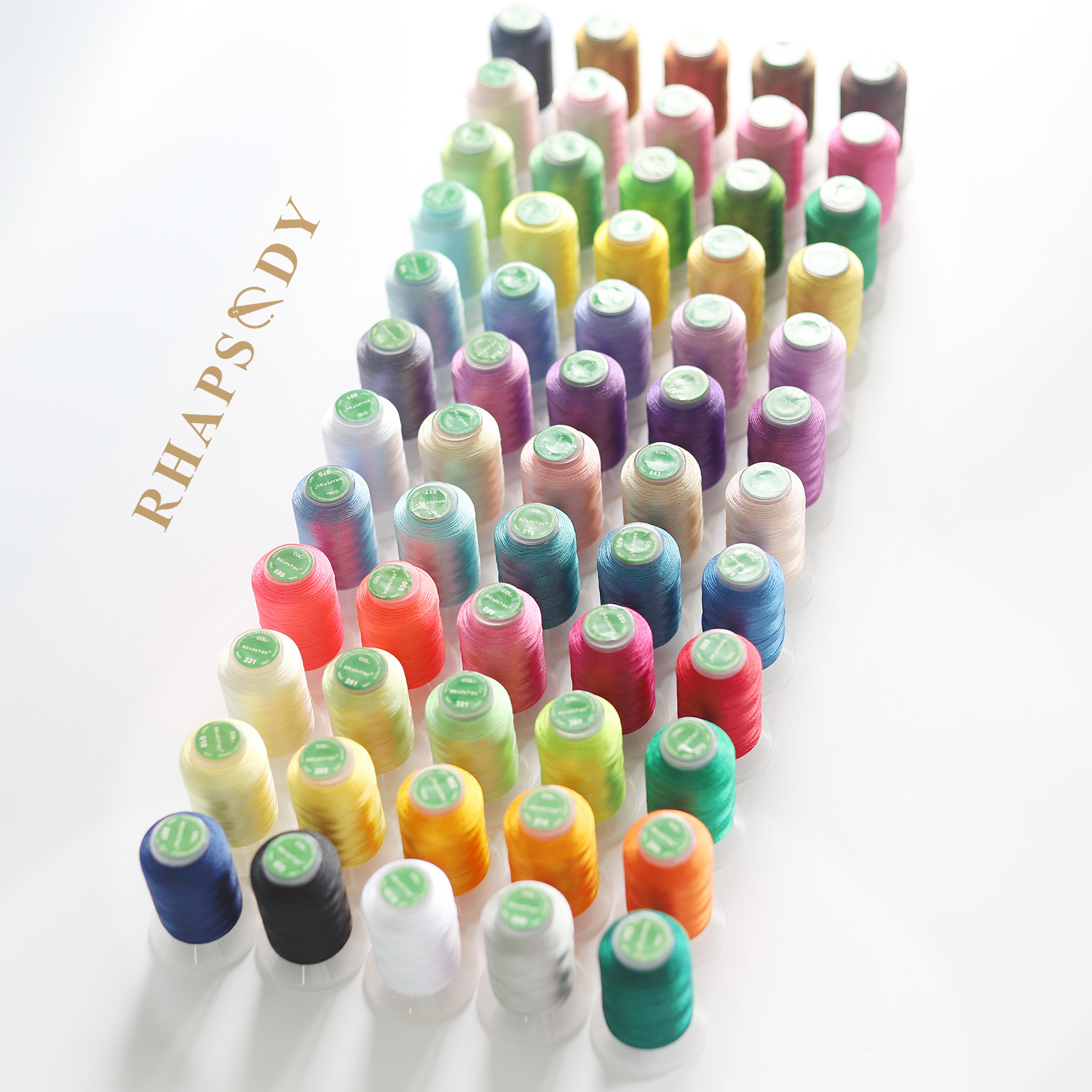 Serger Thread Cone - 40WT Polyester Embroidery Thread Filament Threads