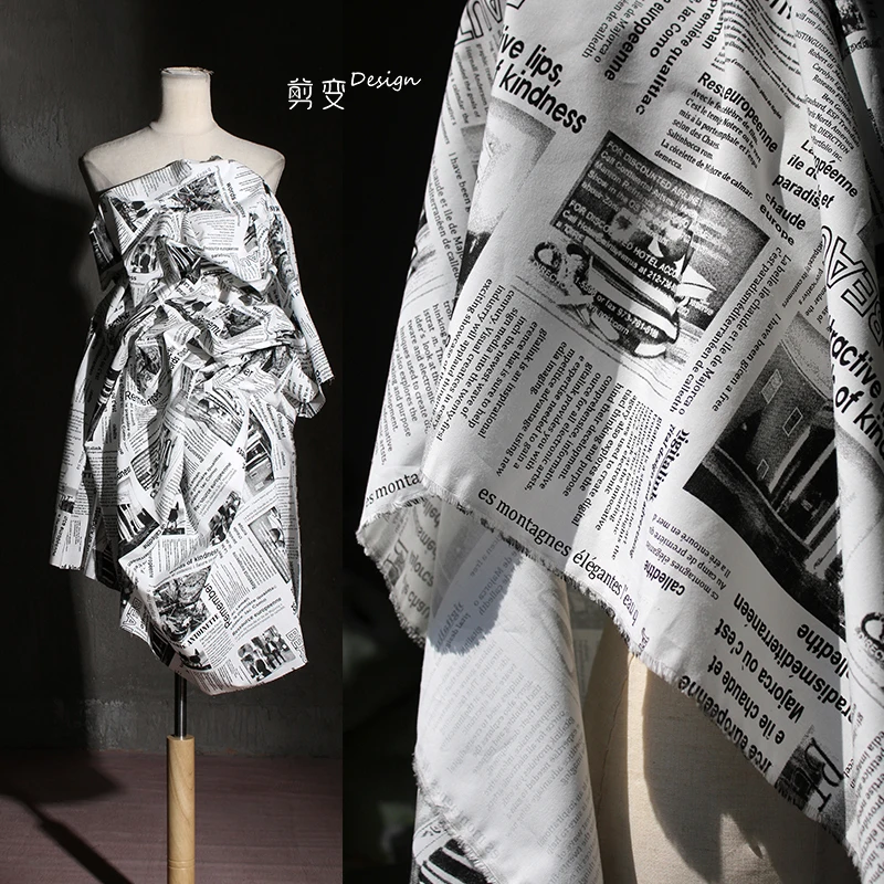 Sewing Tweed Fabric - Creative Printed Polyester Cotton Diy Clothing