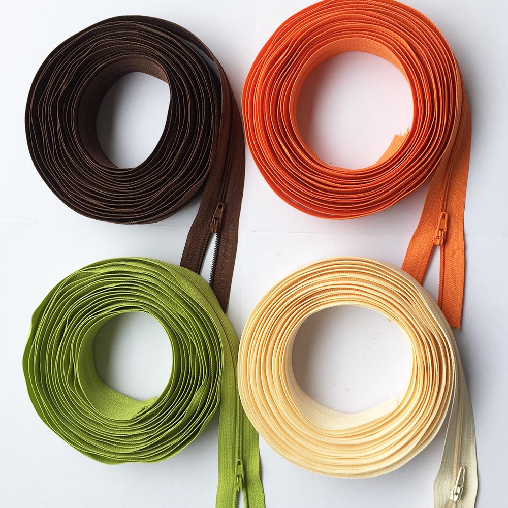 Textile And Sewing Supply - 5Meters 3# Nylon Zipper at the
