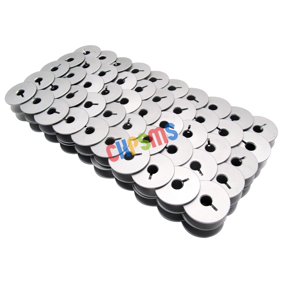 Sewing Machine Yarn - #18034AS Aluminum Large Bobbins M Size