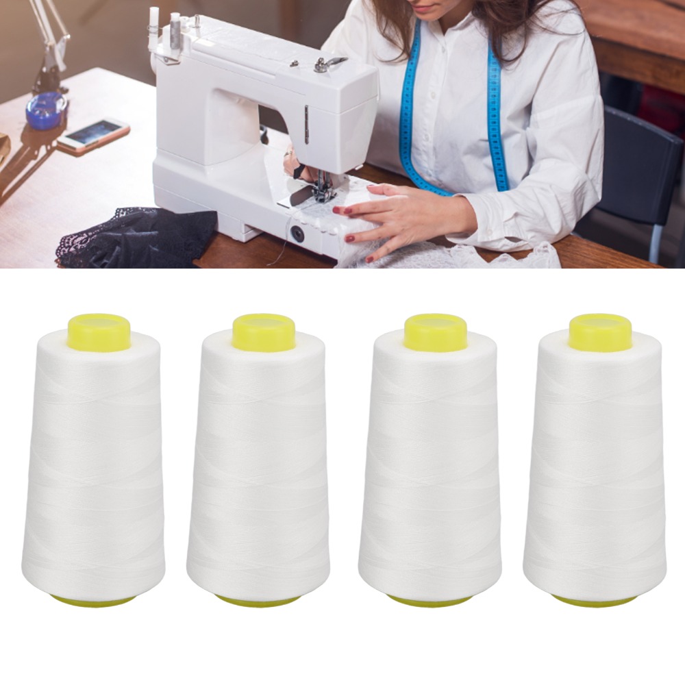 4Pcs 3000 Yards Each Serger Th - Serger Thread Cone recension och pris