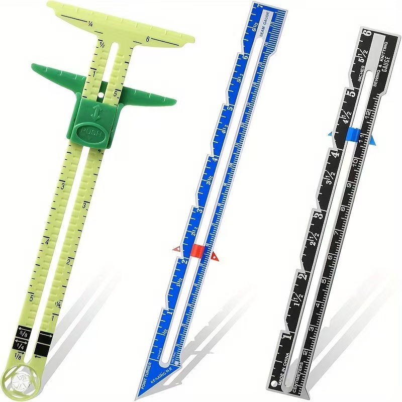 5-IN-1 Sewing Seam Ruler Measu - Sewing Gauge Ruler recension och pris