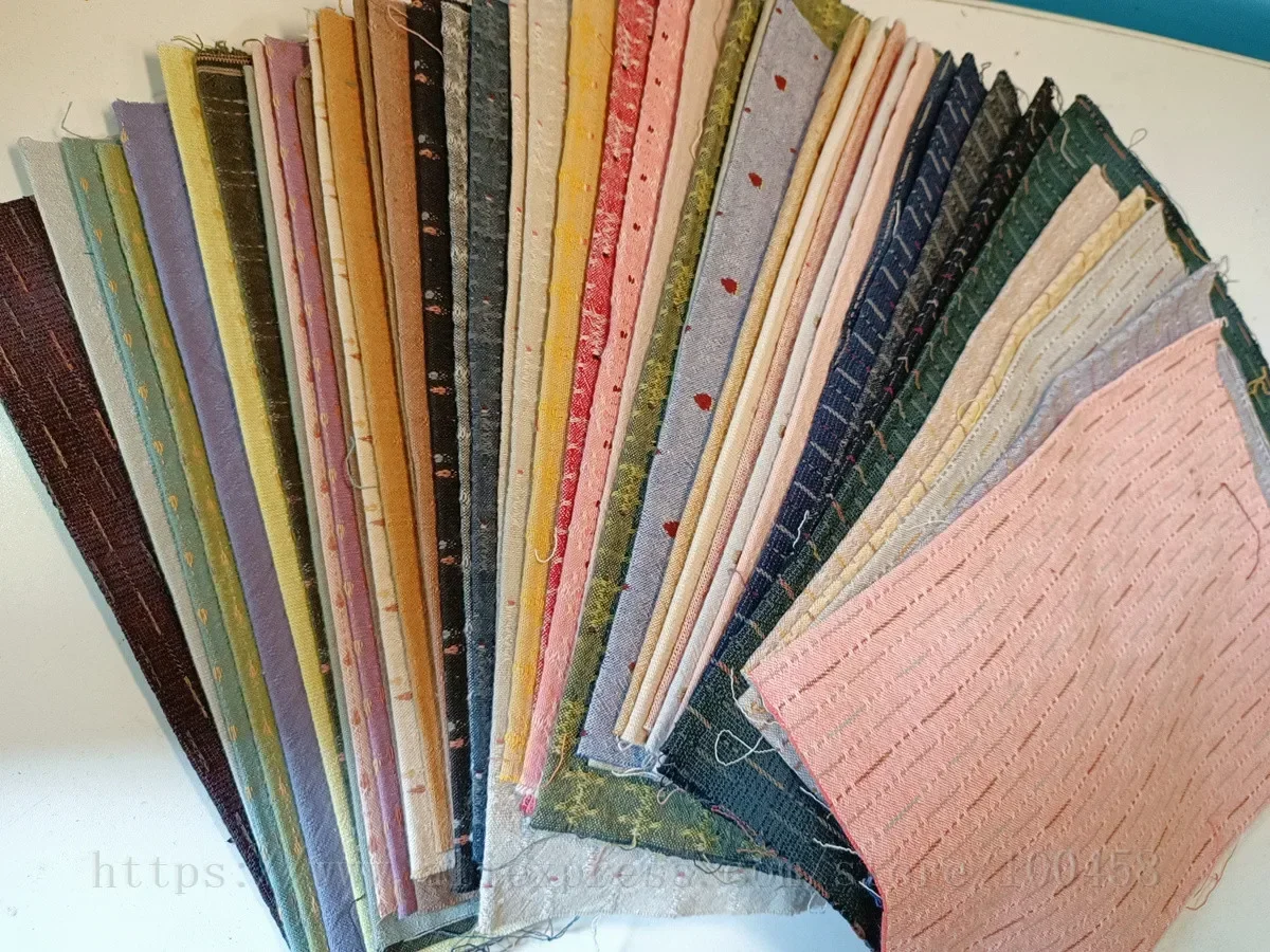 Japanese Yarn-Dyed Sewing Fabr - Sewing Tweed Fabric recension och pris