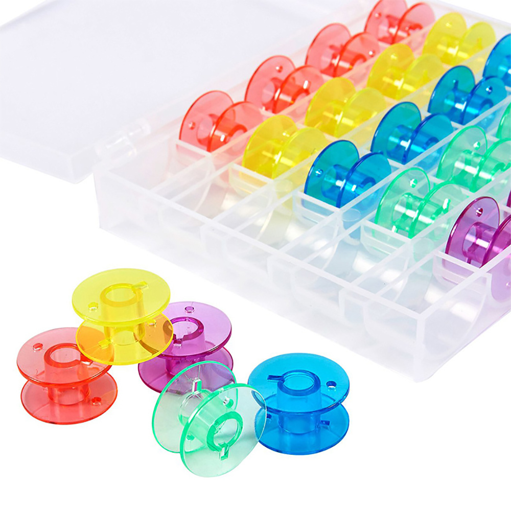 25Pcs/Set Plastic Threads Bobb - Sewing Machine Yarn recension och pris