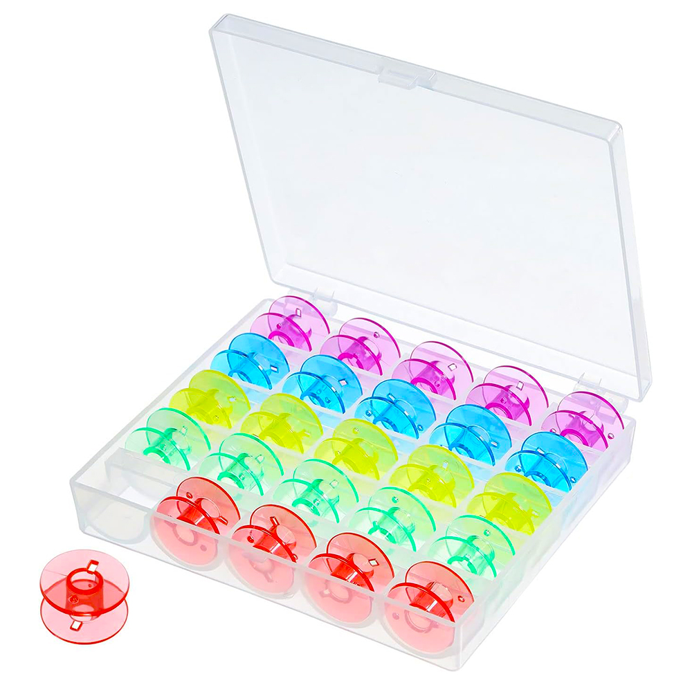 25Pcs/Set Plastic Threads Bobb - Sewing Machine Yarn recension och pris