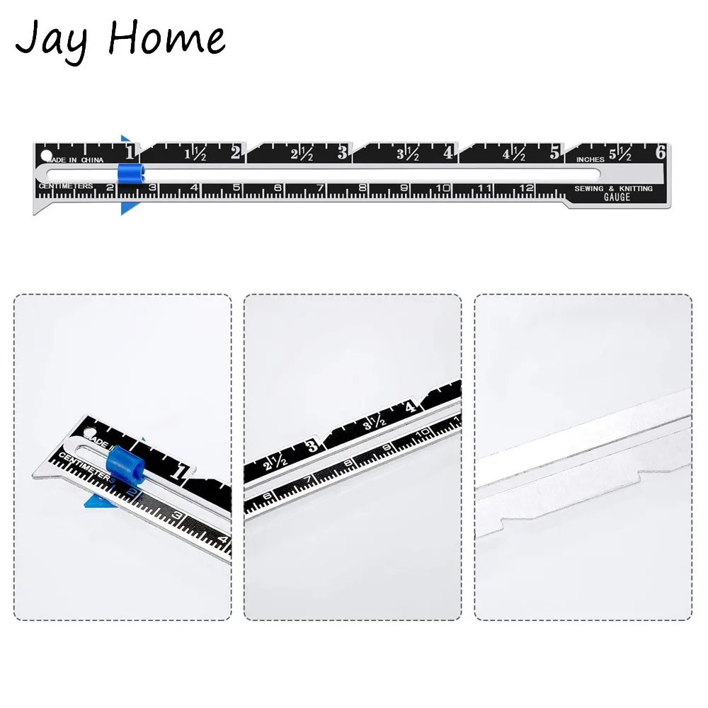 2/4PCS Sliding Gauge Sewing Me - Sewing Gauge Ruler recension och pris
