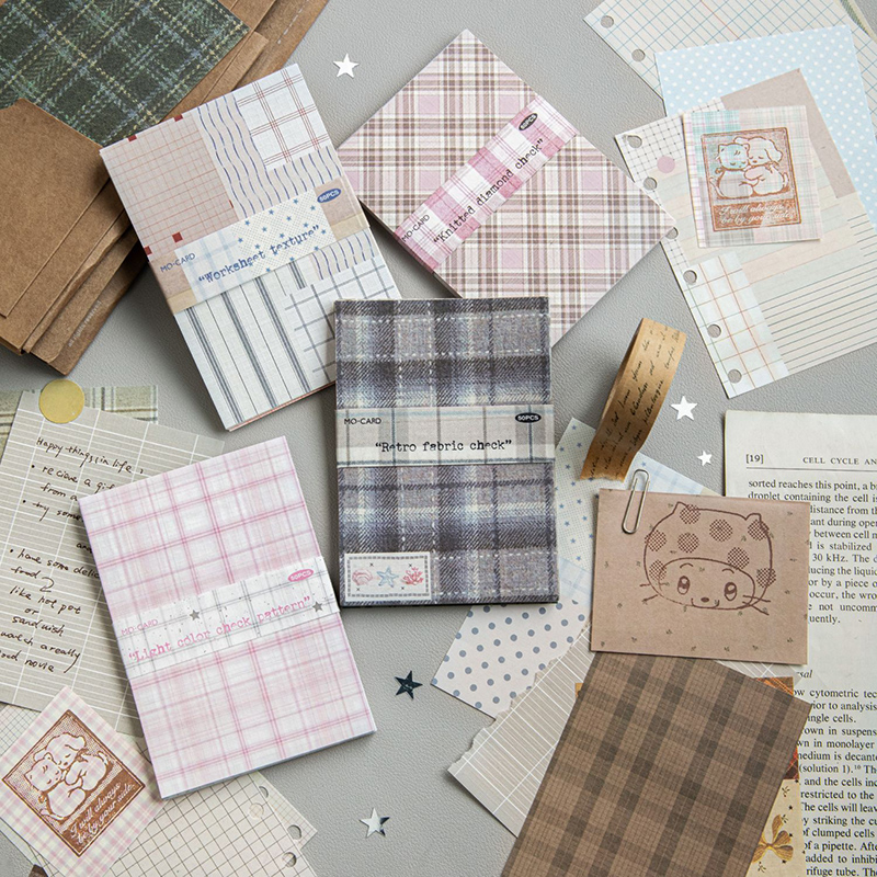 50pcs Creative Plaid Decor Scr - Pattern Tissue Paper recension och pris