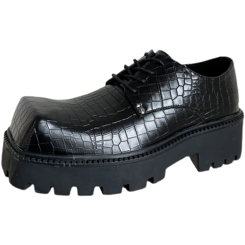Men's Loafers Leather Motorcyc - Sewing Latex recension och pris