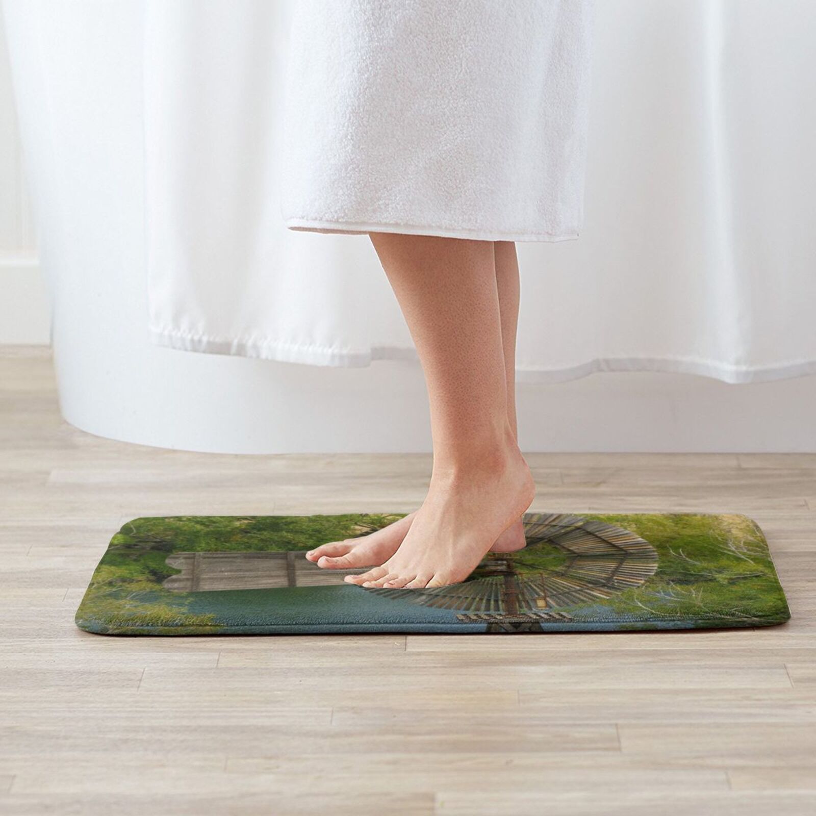 Wooden Windmill Carpet Mat Rug - Century Textile & Sewing Supply recension och pris