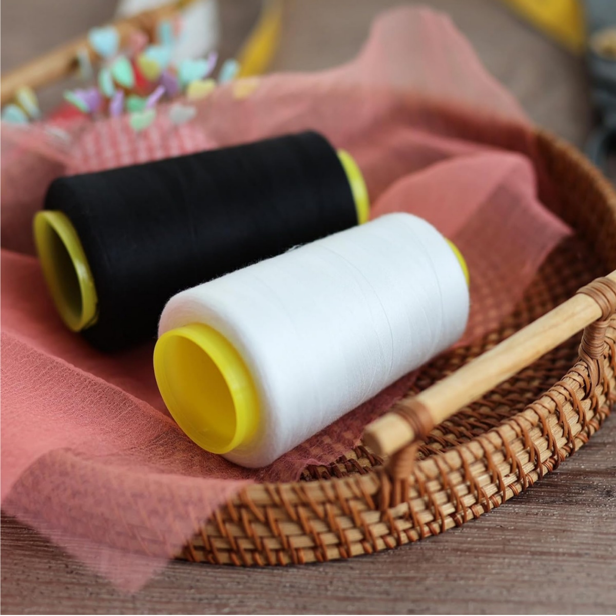 1-6Rolls 3000 Yard Each Serger - Serger Thread Cone recension och pris