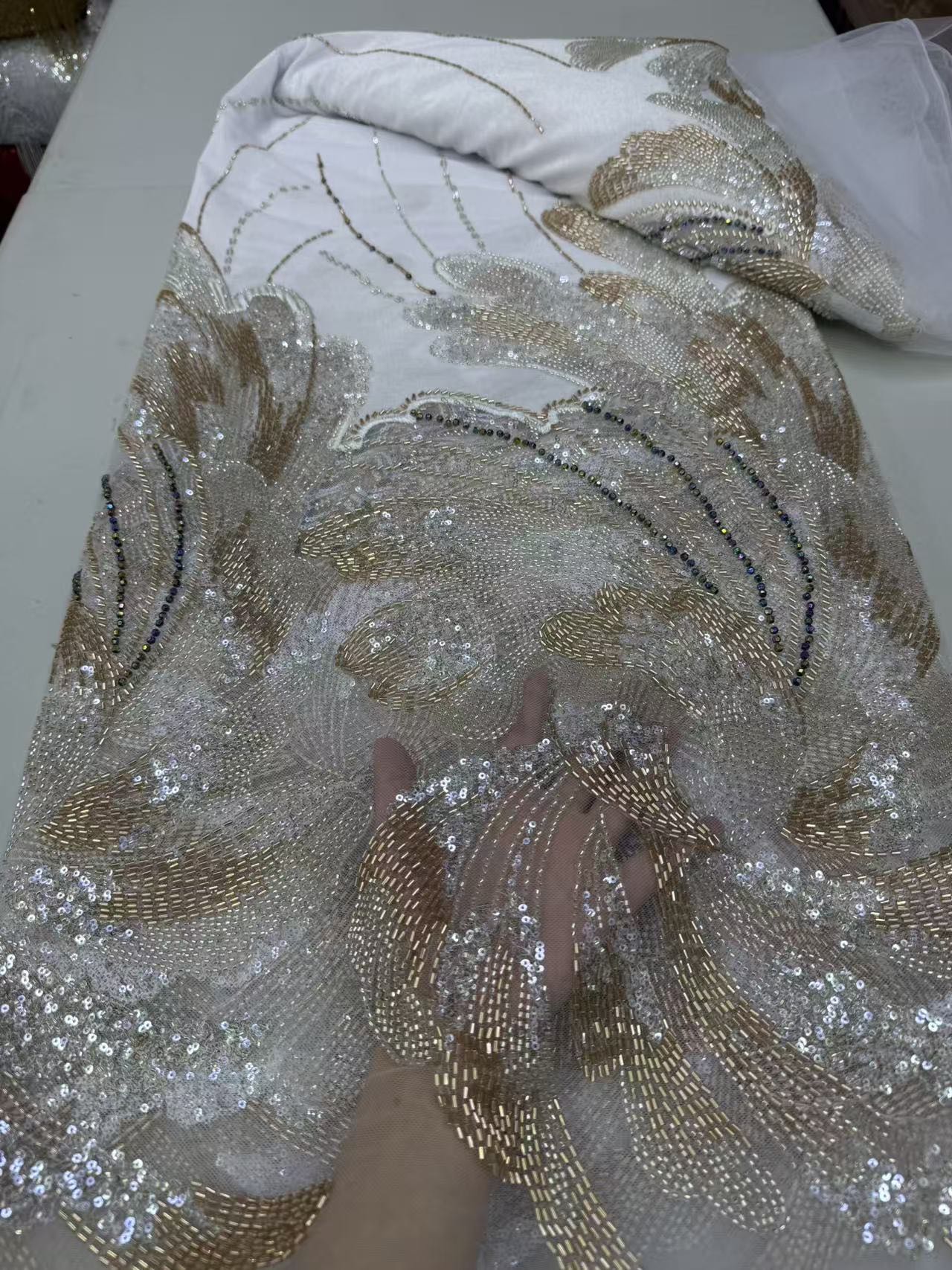 2026 African French Sequin Bea - Sewing Velvet Fabric recension och pris