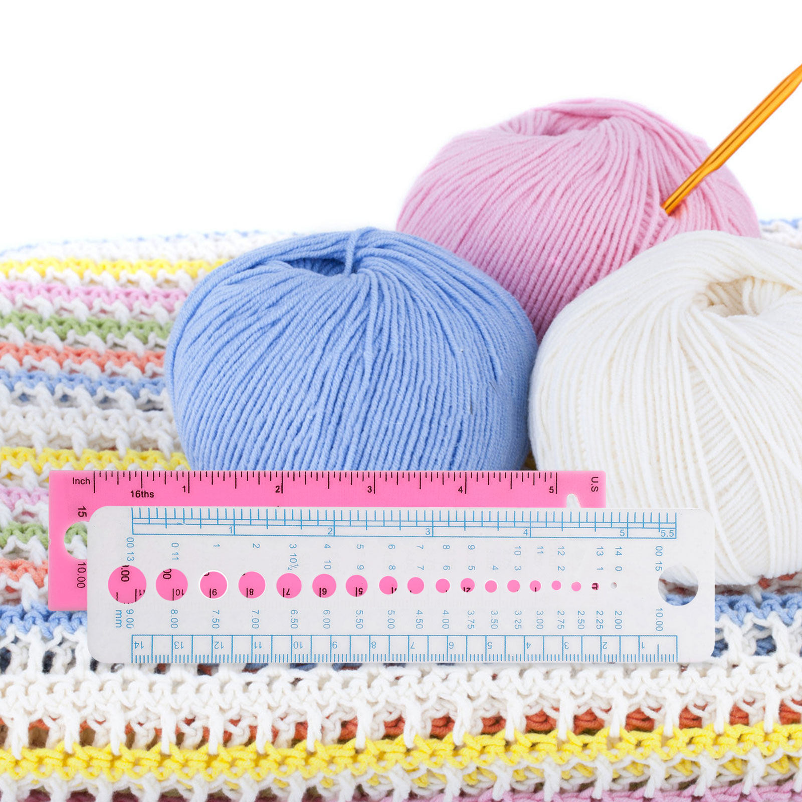 4Pcs Sweater Needle Ruler Plas - Sewing Gauge Ruler recension och pris