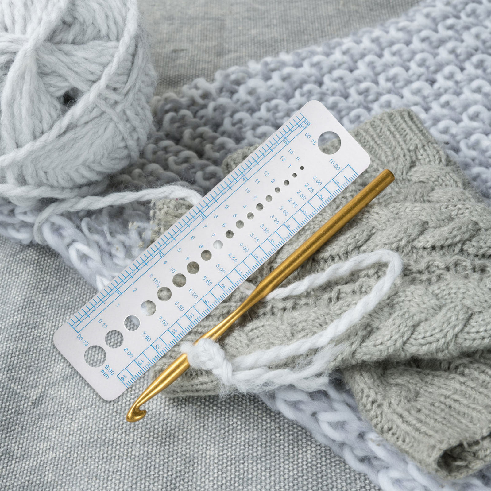 4Pcs Sweater Needle Ruler Plas - Sewing Gauge Ruler recension och pris