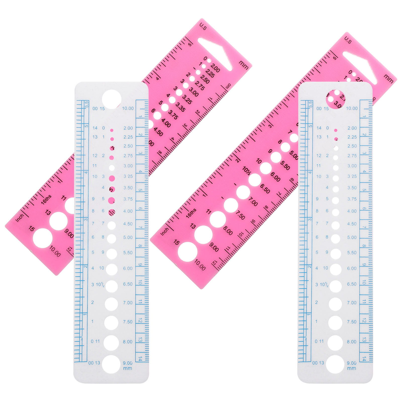 4Pcs Sweater Needle Ruler Plas - Sewing Gauge Ruler recension och pris