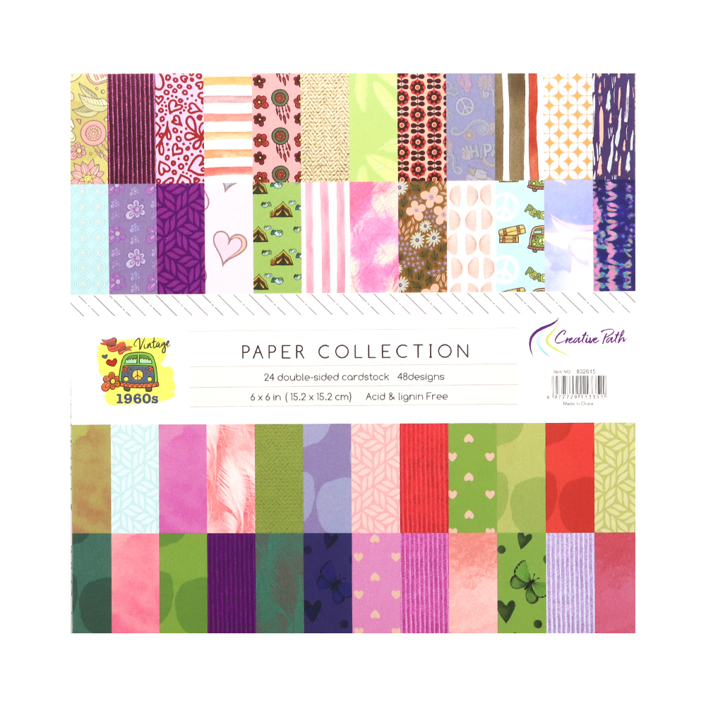 Creative Path 1960s Vintage Fl - Pattern Tissue Paper recension och pris