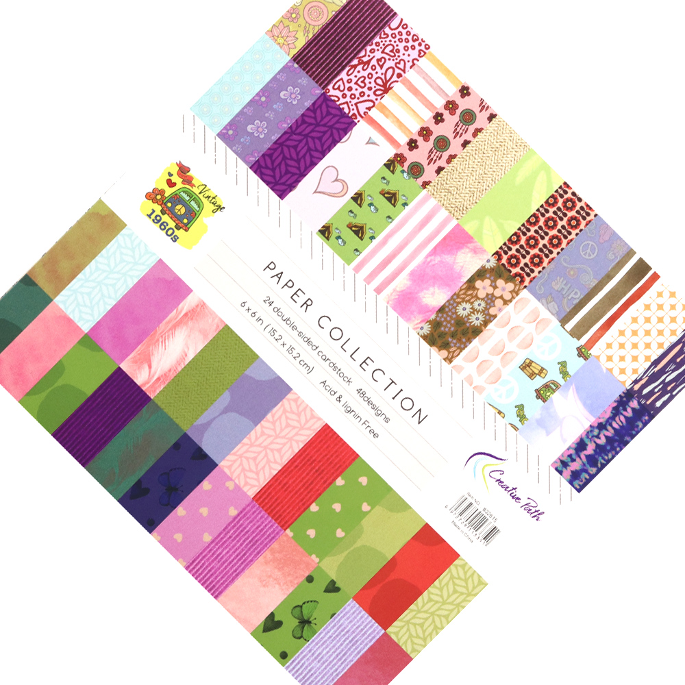 Creative Path 1960s Vintage Fl - Pattern Tissue Paper recension och pris