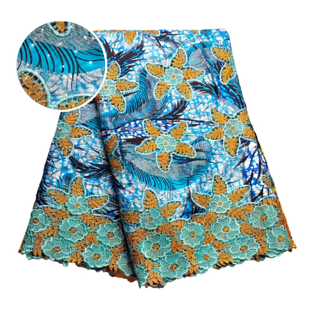 100% Cotton African Glitter Wa - Sewing Batik Fabric recension och pris