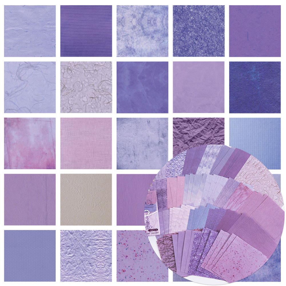 100 Pcs Colorful Texture Backg - Pattern Tissue Paper recension och pris