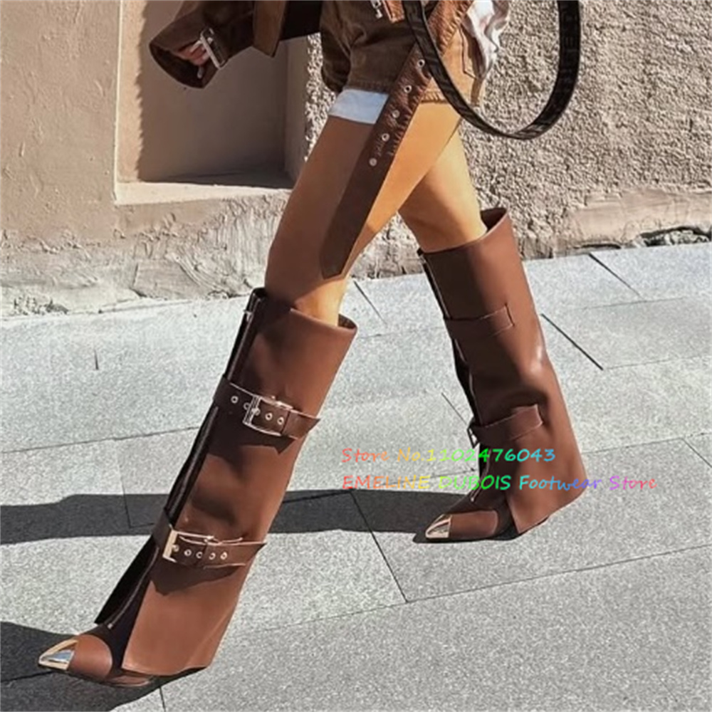 Brown Leather Front Zipper Kne - Sewing Front Zipper recension och pris