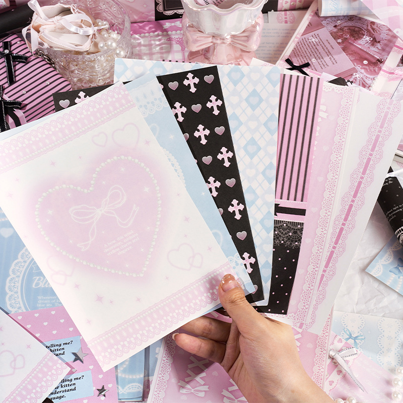 30 pcs Large size Vintage Deco - Pattern Tissue Paper recension och pris