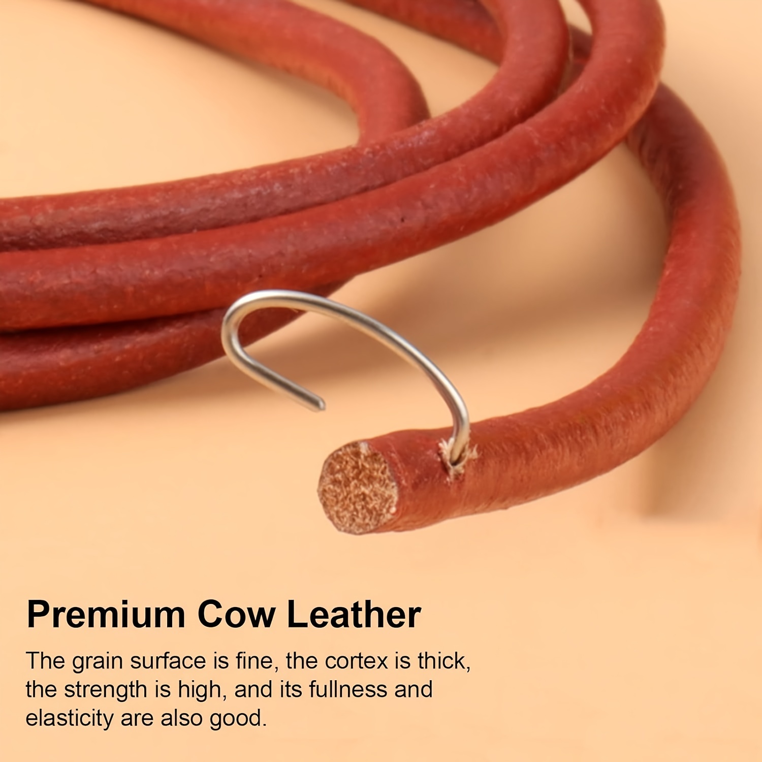 Durable brown cowhide pedal se - Textile Sewing Machine recension och pris