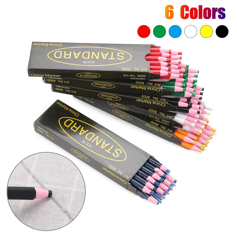 12PCS Tailor Garment Pencil Cu - Tailor Chalk Marker recension och pris