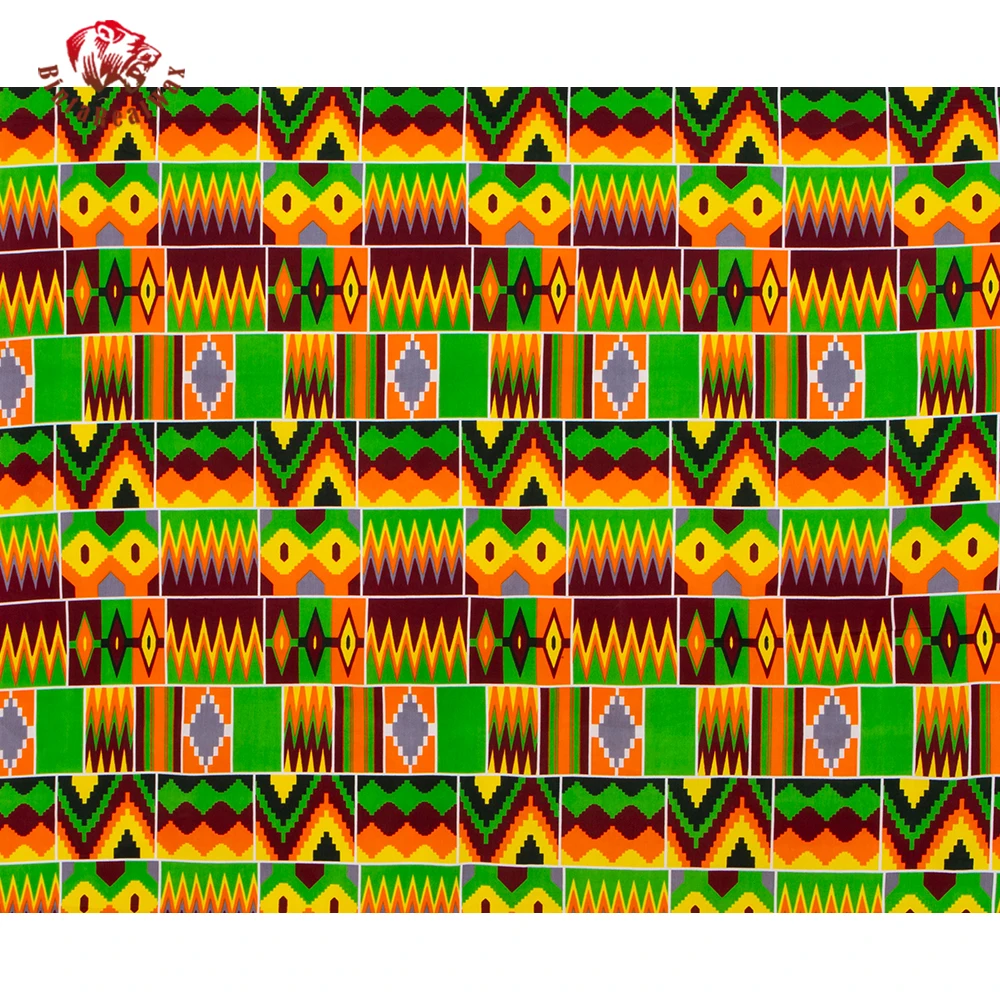 African Cotton Fabric Light Co - Sewing Batik Fabric recension och pris
