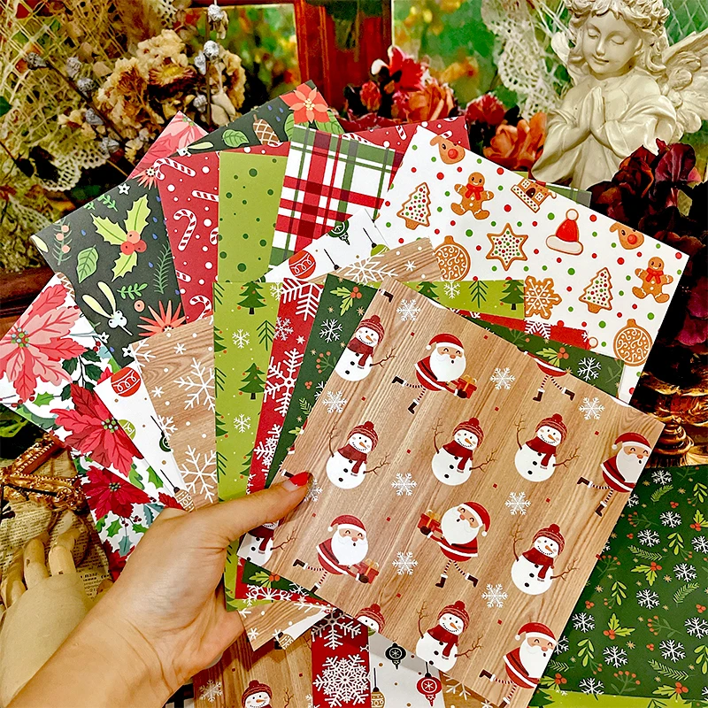 Classic Christmas Scrapbook Pa - Pattern Tissue Paper recension och pris