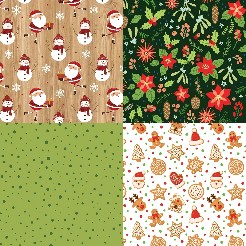 Classic Christmas Scrapbook Pa - Pattern Tissue Paper recension och pris