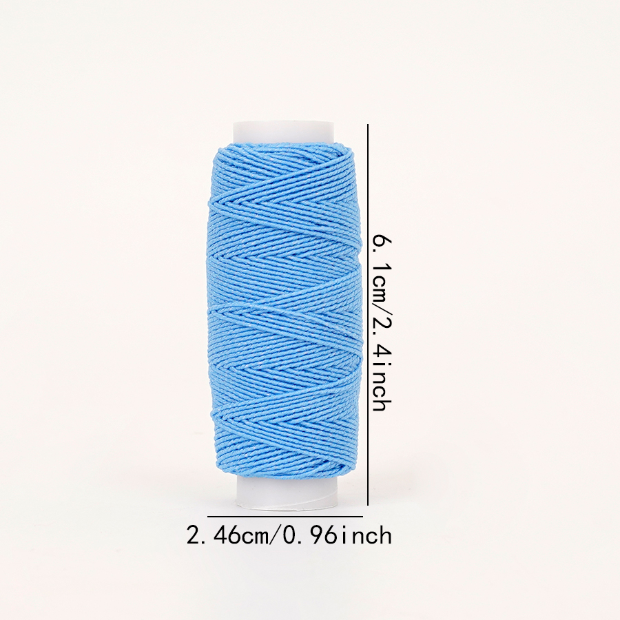 18-Color 0.6mm Ultra-Fine Elas - Sewing Machine Yarn recension och pris