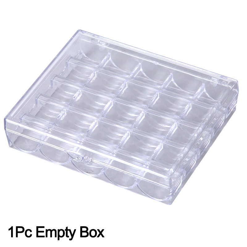 25 Grid Clear Empty Bobbins St - Sewing Machine Yarn recension och pris