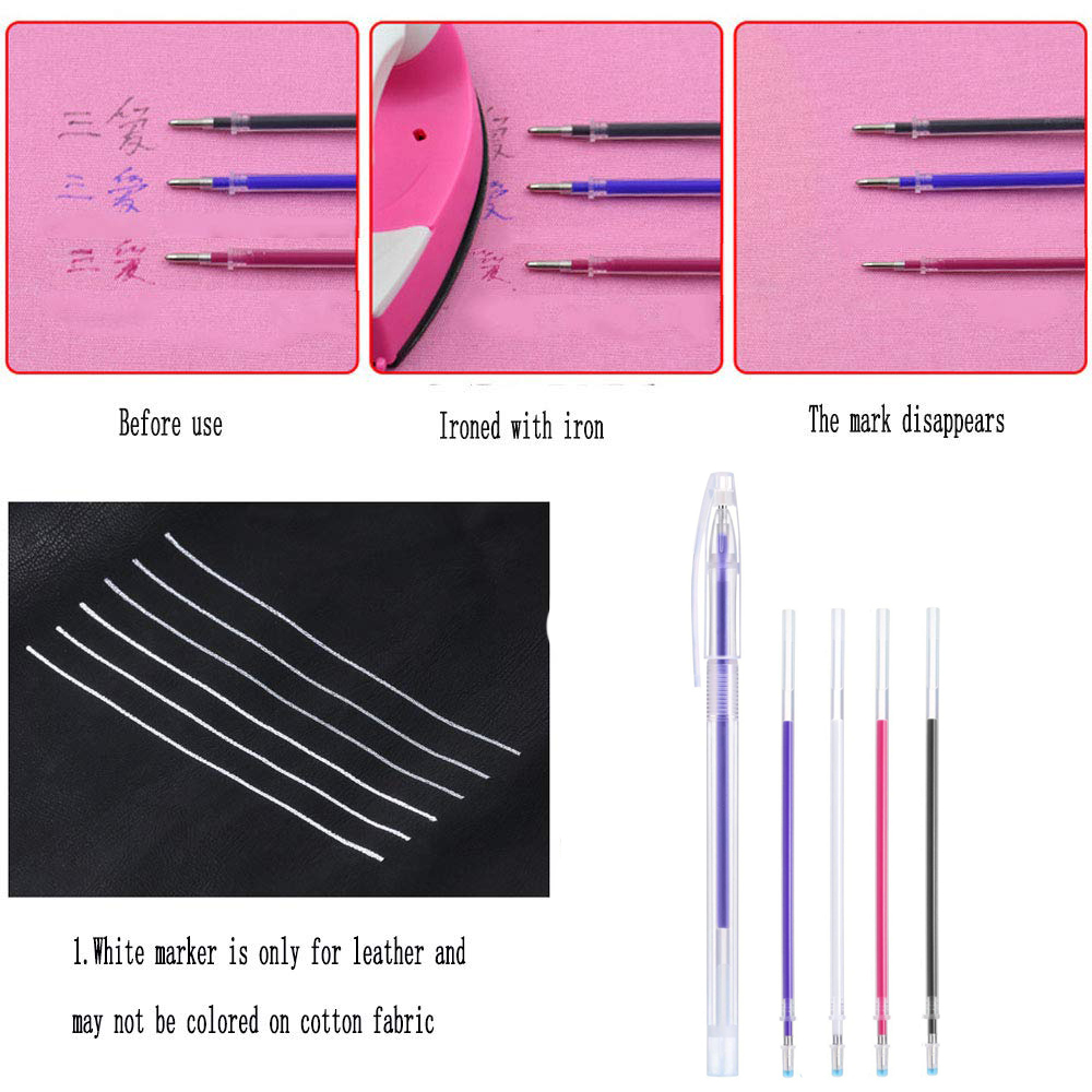 100Pcs Heat Erasable Pens Refi - Tailor Chalk Marker recension och pris