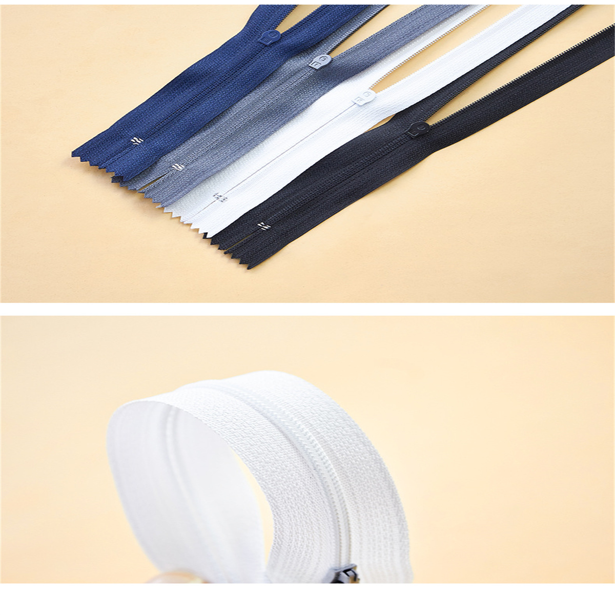 10pcs #3 Nylon Closed-End Zipp - Sewing Front Zipper recension och pris