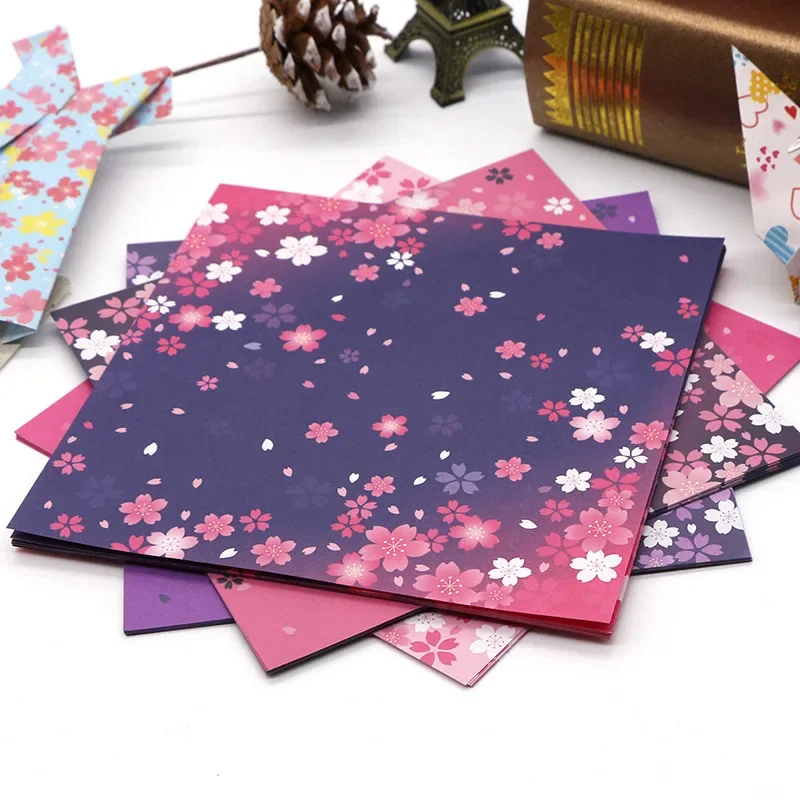 60pcs Japanese Floral Origami  - Pattern Tissue Paper recension och pris