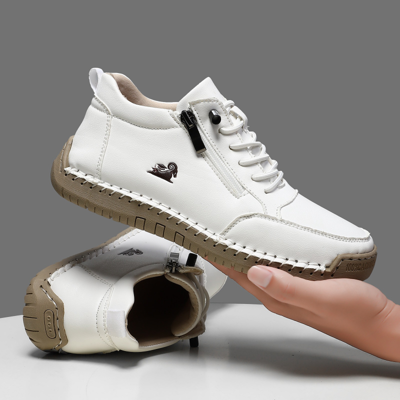 Women's Sneakers Handmade Leat - Sewing Latex recension och pris