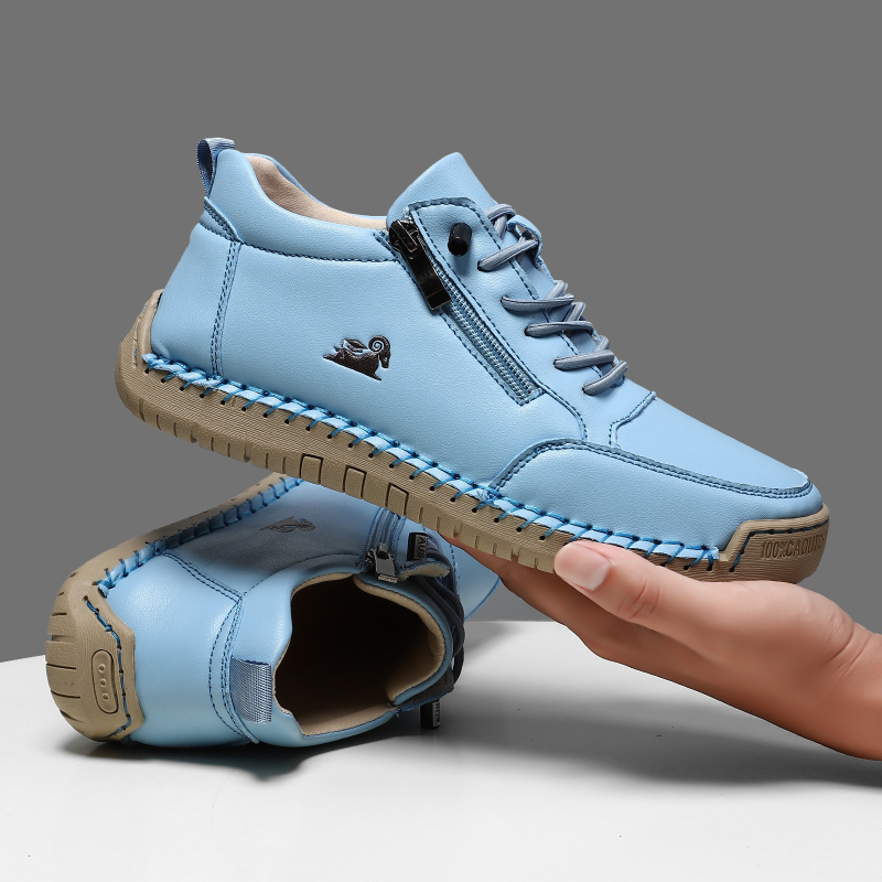 Women's Sneakers Handmade Leat - Sewing Latex recension och pris