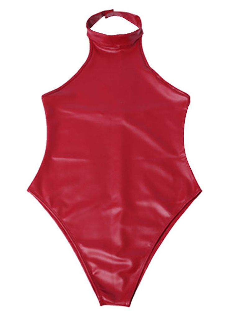 Faux Latex PU Leather Catsuit  - Sewing Latex recension och pris
